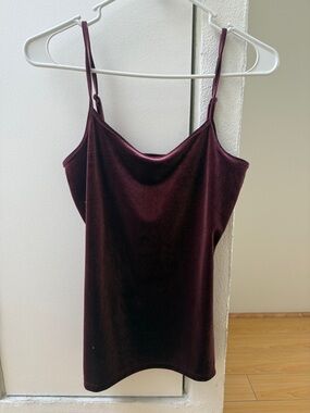 Loft velvet (gentle cowl) tank top